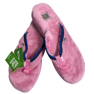 Sanuk U Furreal x Grateful Dead Mens Size 10 Pink Furry Flip Flops Sandals Sanuk U Furreal X Grateful Dead Pink Furry Flip Flop Sandals  main image 2